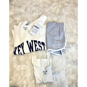 John Galt PacSun California coastal bundle Small Sweater NWT + Tank & Shorts